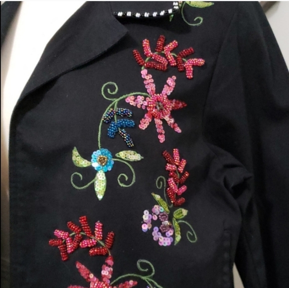 Faith Vintage Beaded Floral Jacket - Picture 3 of 13